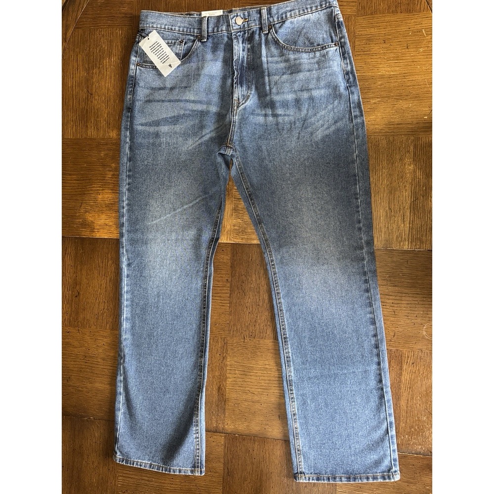 NWT Frye Slim Bootcut Jean Medium‎ Wash size 36x32 Denim Western Cowboy